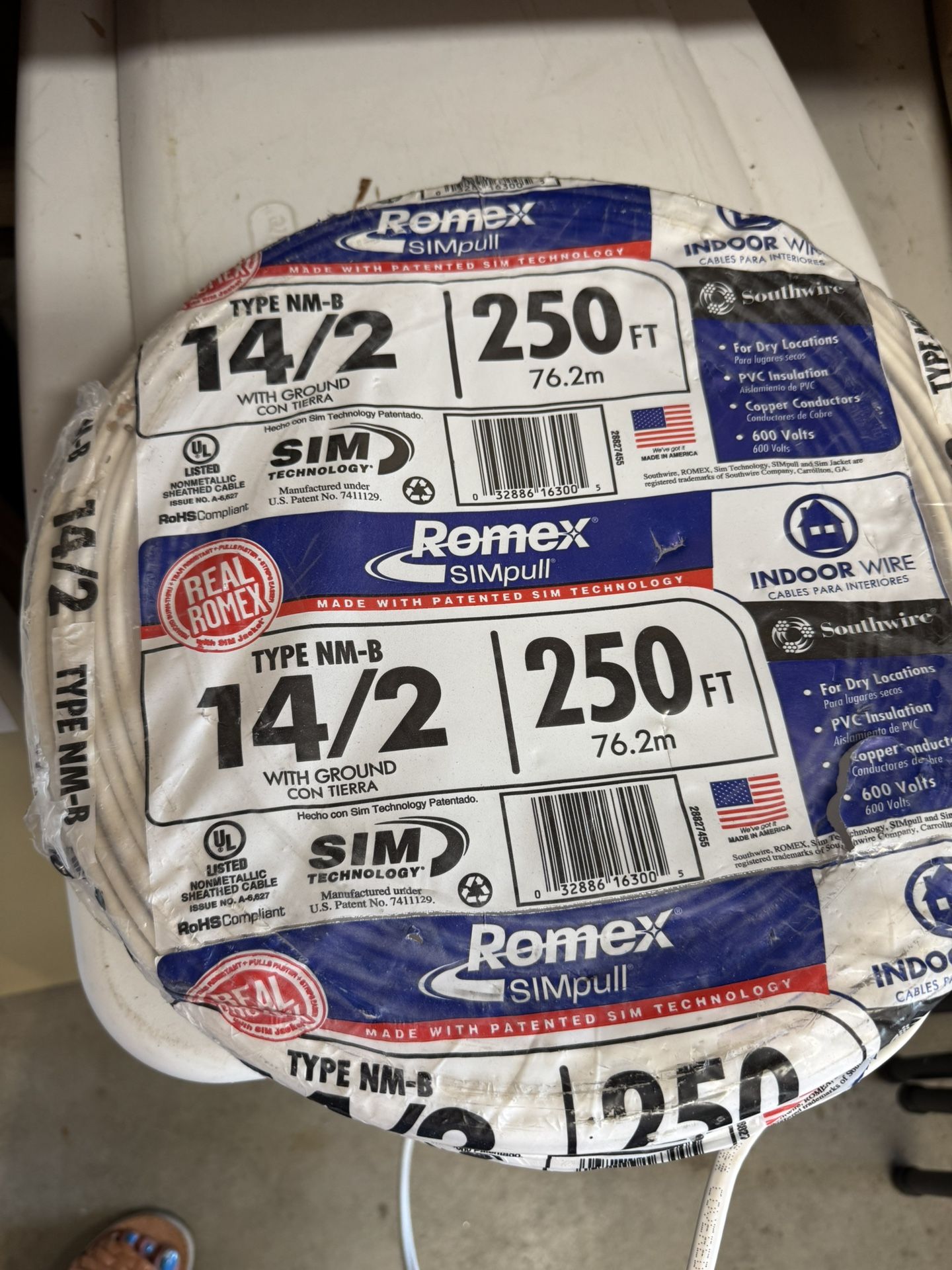 Romex 14/2 Cable Wire 