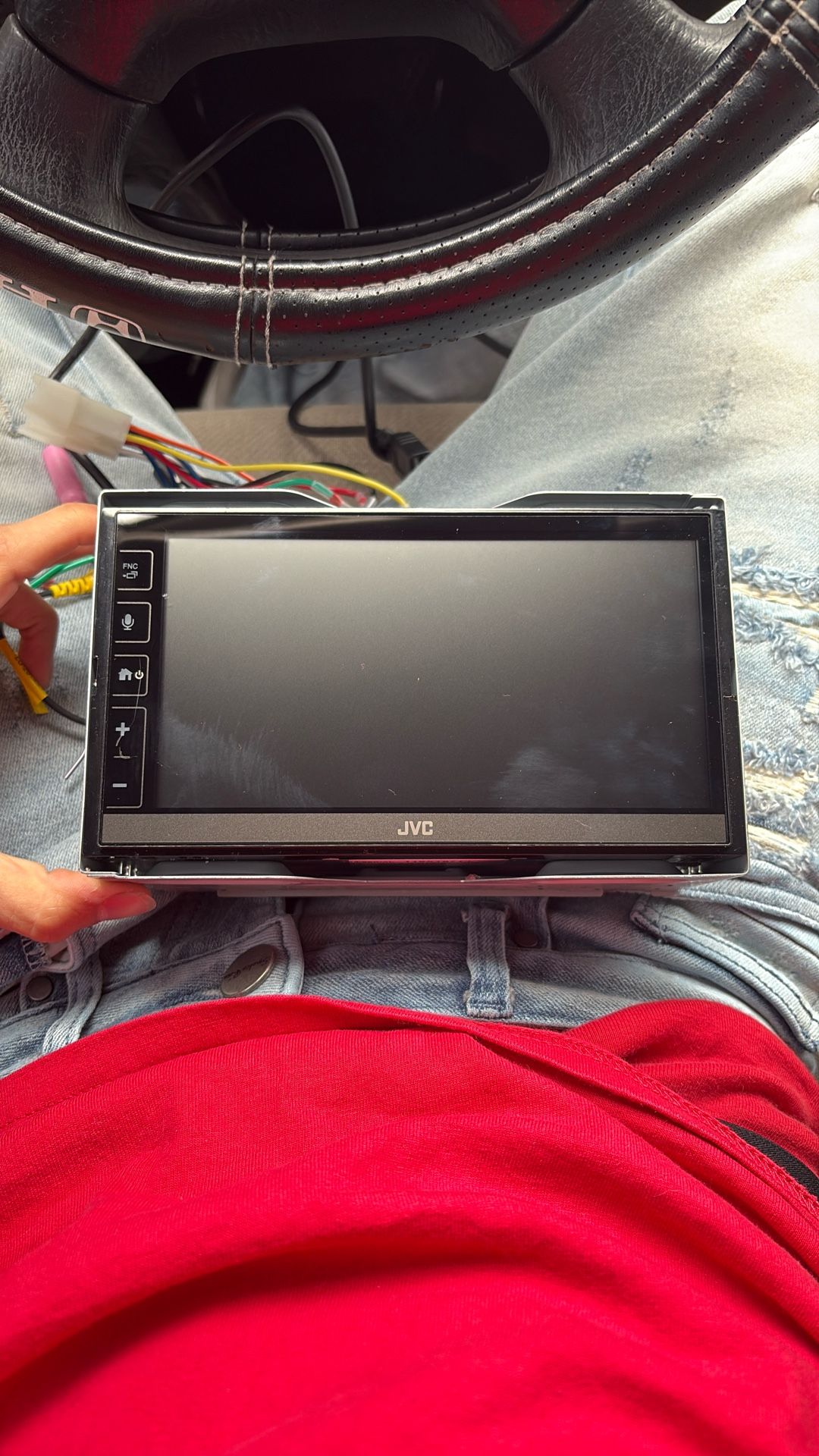 JVC Double Din Apple Car Play Stereo