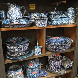 Blue And White Dishes