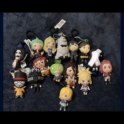 Various Anime Keychains