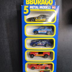 BBURAGO Cars 5 Pack 1/43 Scale New In Box