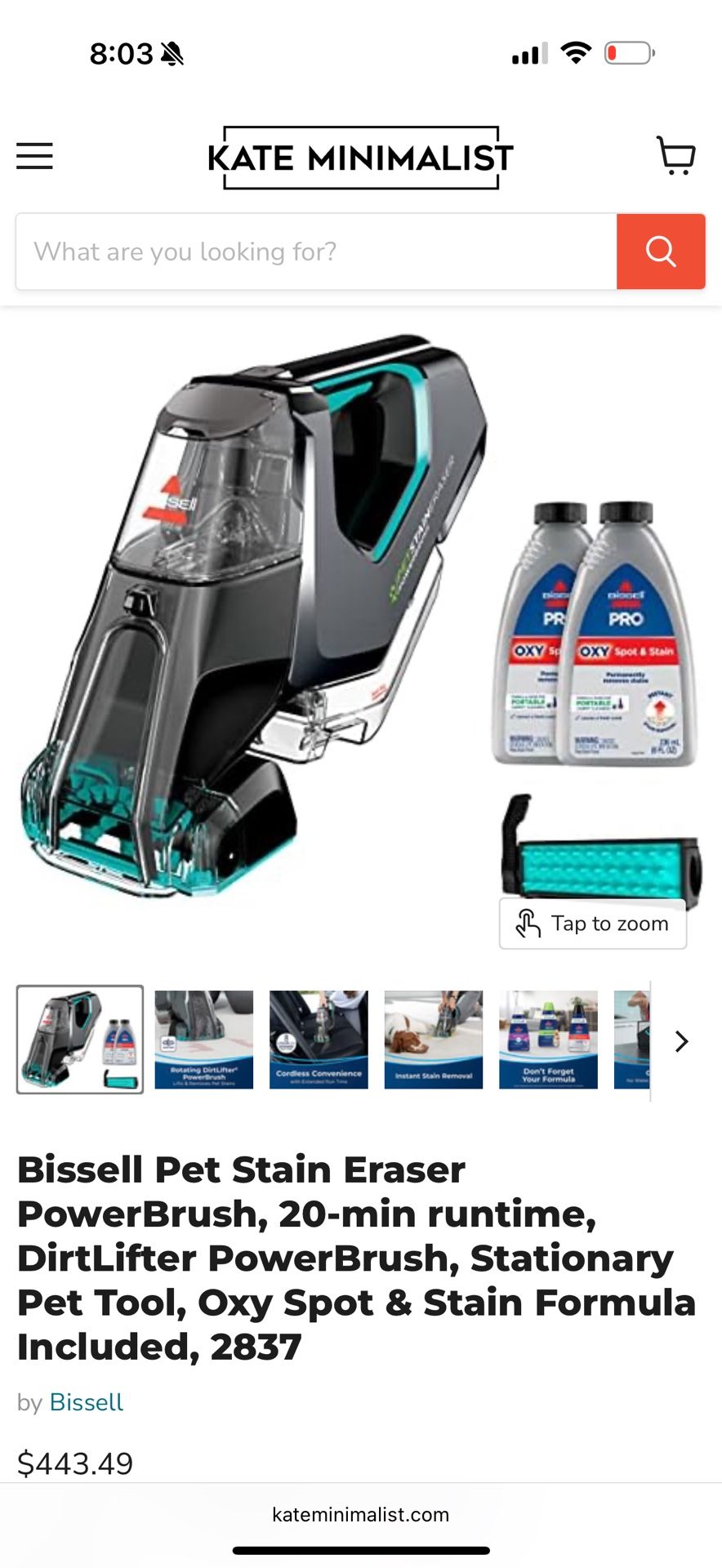 Bissell Pet Stain Eraser PowerBrush