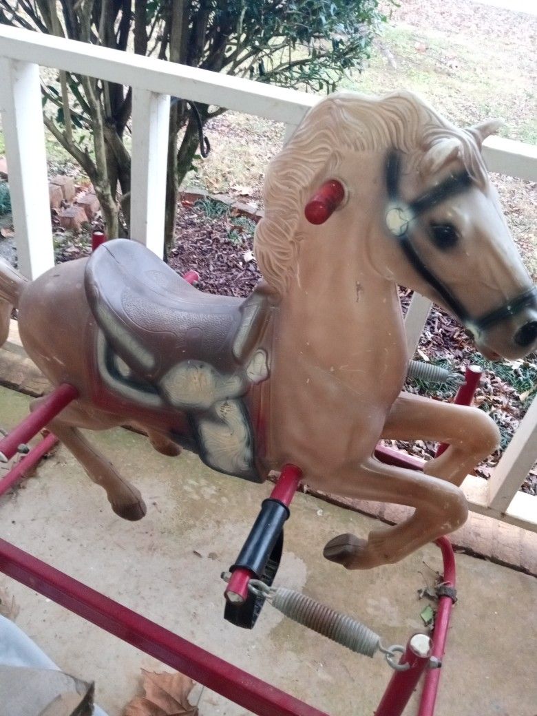 Vintage Bouncy Horse