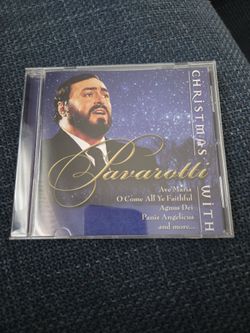Pavarotti Christmas Classics CD - Blue Album Cover