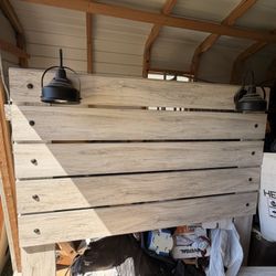 Queen Headboard With Working Lights