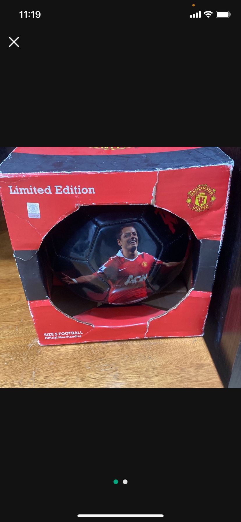 Manchester United Signed Ball