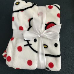 Hello Kitty Plush Throw Blanket - 40” x 50”