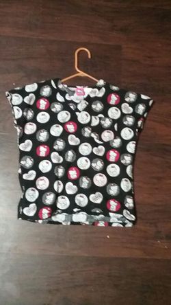 Hello kitty scrub top