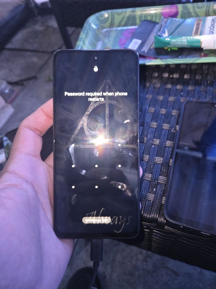 Samsung galaxy phones two of them good condition i just have to wipe down the fingerprints