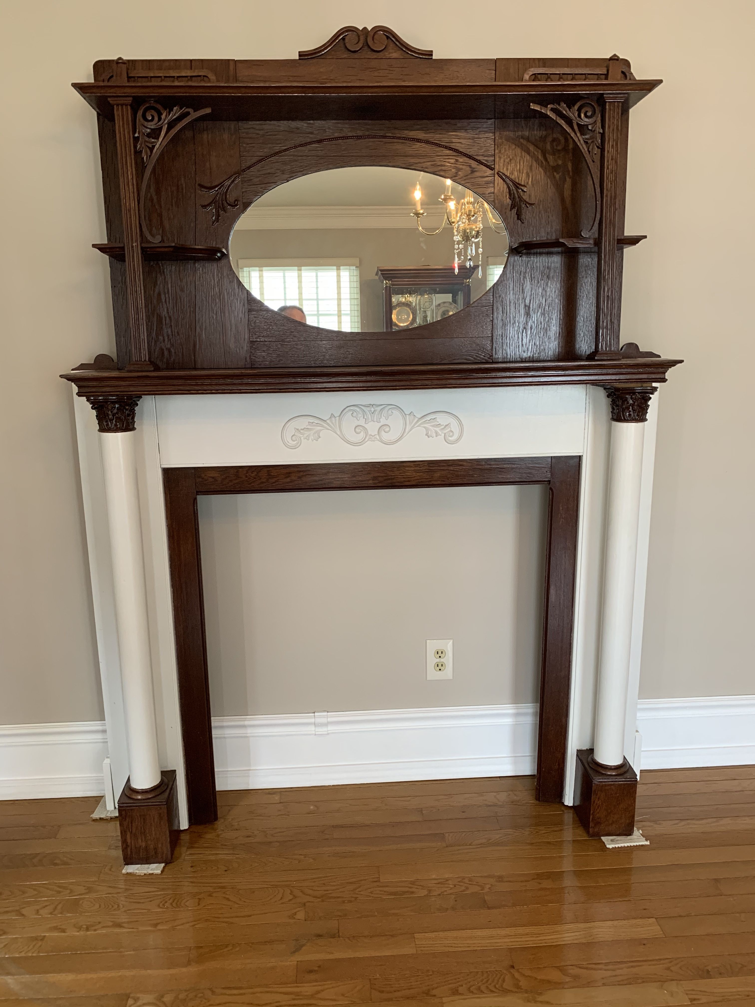 Vintage Fireplace mantel