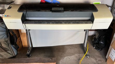 H HP design jet1100ps with papers