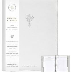 Award Winning Elegant Wedding Planner Binder and Organizer for the Bride | Tissue Wrapped | Cushioned Cover & Thick Pages | This Elegantly Designed US
