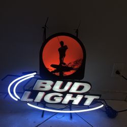 Vintage Bud Light Neon Sign