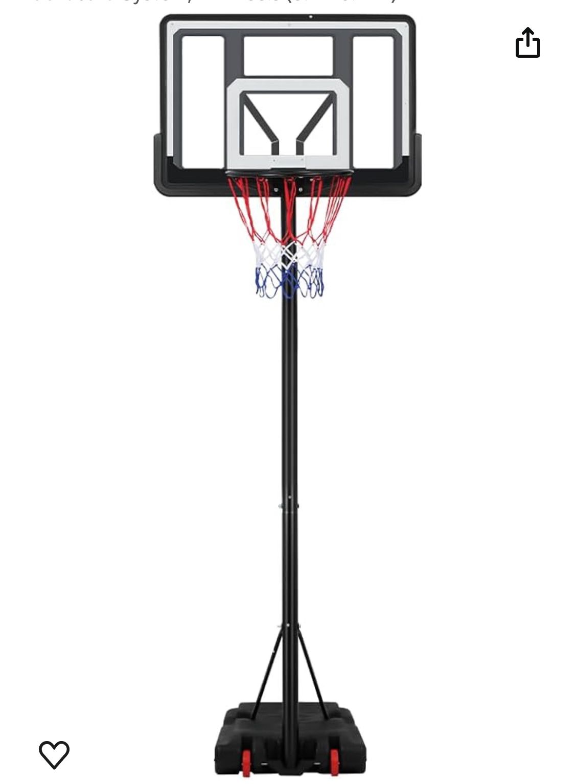 Portable Basketball 🏀 Hoop New In Box