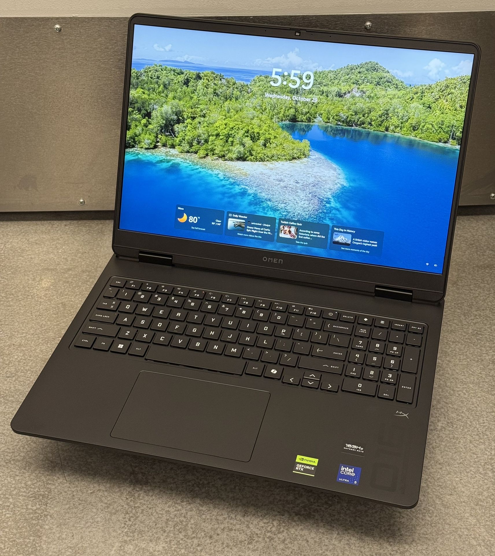 HP OMEN 16 Slim Gaming Laptop | Core Ultra 5 225H | RTX 5050 8GB | 64GB DDR5 | 1TB SSD | 165Hz Display