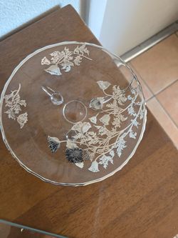 Flanders silver serving plate