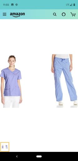 Wonder wink scrub small.top $5 and PS pants $5