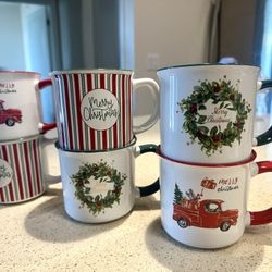 Set Christmas Mugs 