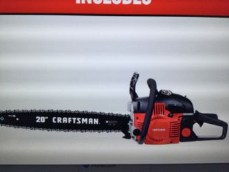 CRAFTSMAN S205 46-CC 2-CYCLE 20-INCH GAS CHAINSAW.  IN GREAT CONDITION