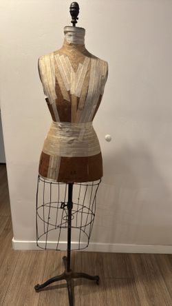 Antique 1920s Dress Form / Sewing Mannequin – Original Industrial Tailor Form