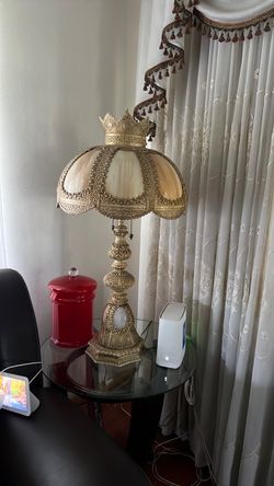 Glass Table Lamp