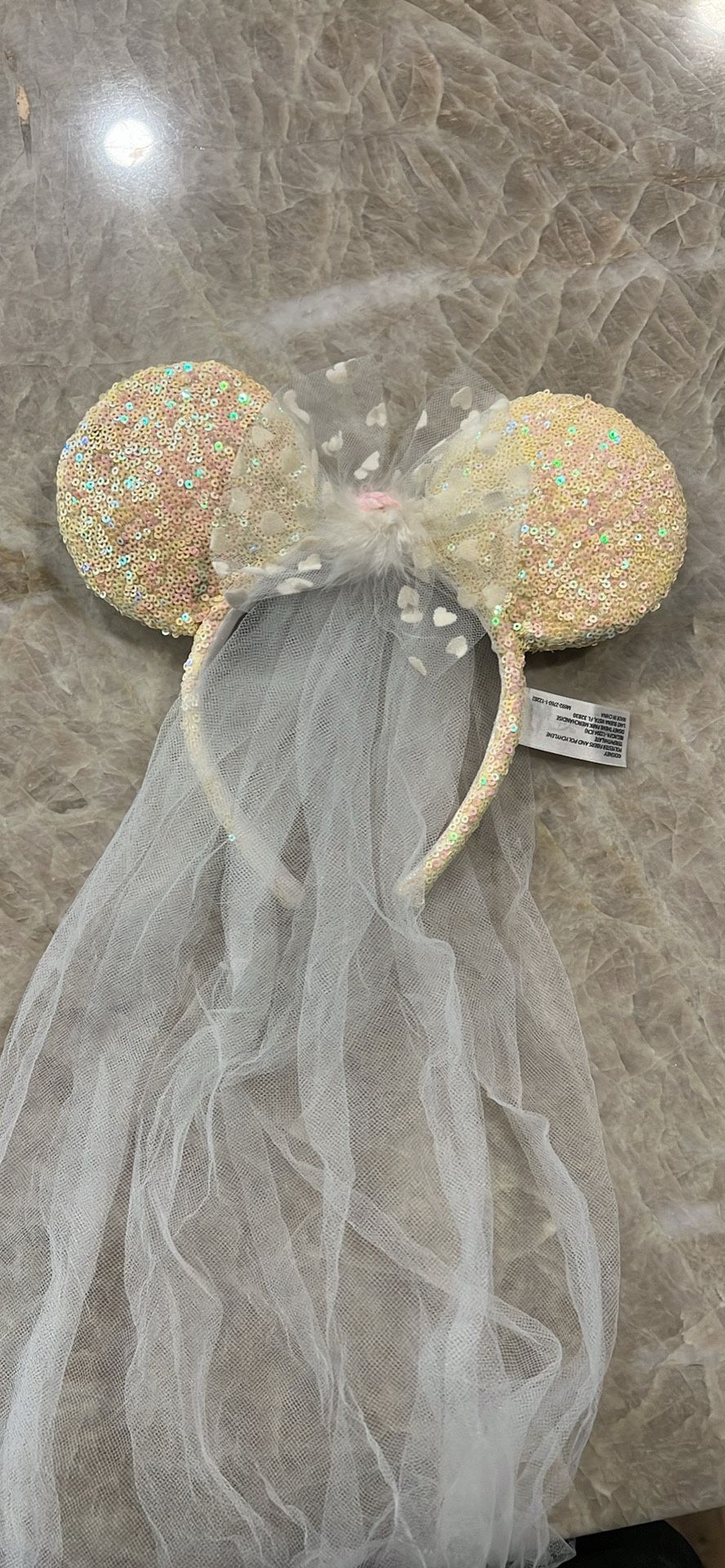 Disney Minnie mickey Mouse Ears With Veil