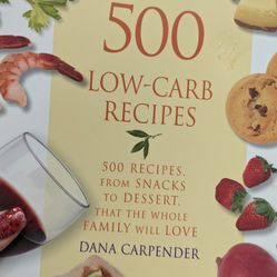 500 Low Carb Recipe Book