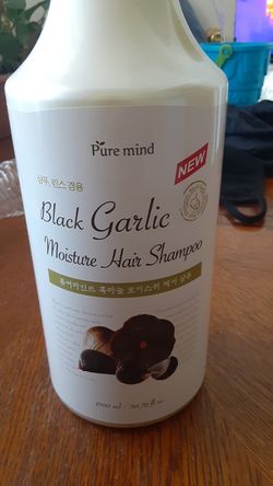 Pure mind black garlic shampoo