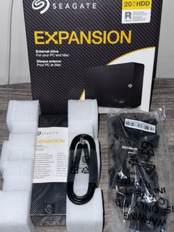 Seagate Expansion 20TB External Hard Drive (USB 3.0) 💛🖤