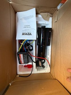 VEVOR 3500 lb electric winch kit