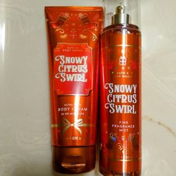 Snowy Citrus Swirl Bath & Body Works Fragrance Mist For Christmas 🎄