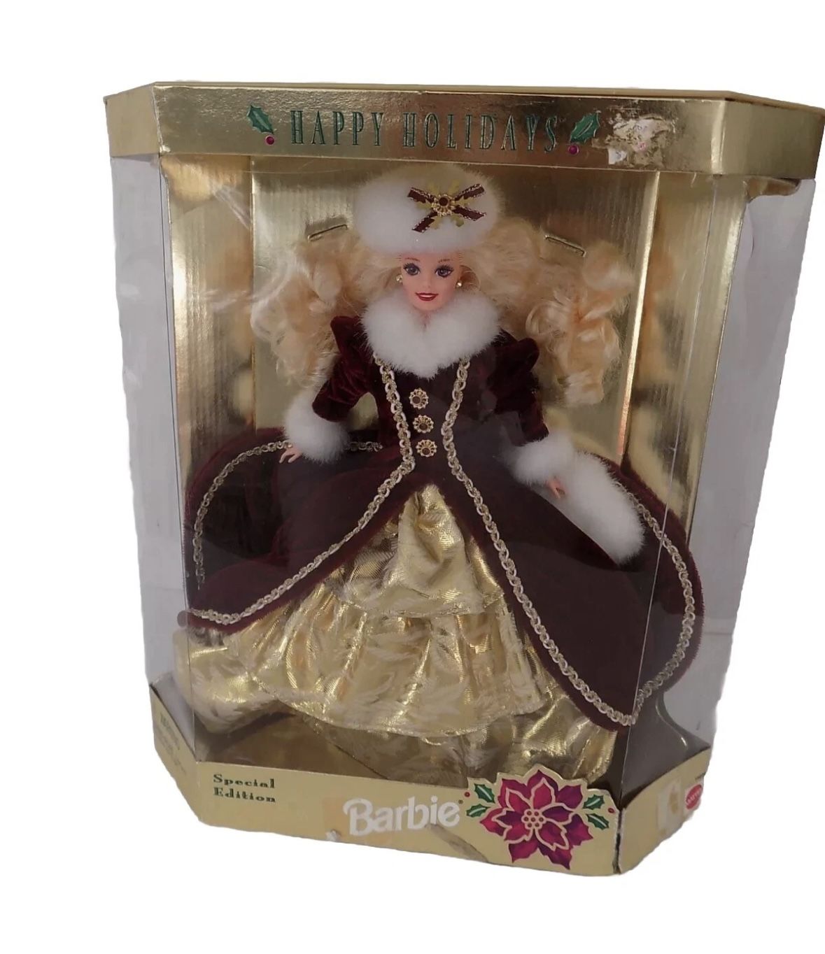 Vintage 1996 Barbie Doll Happy Holidays Special Edition