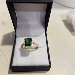 Anillo De Oro 14 Y Diamantes