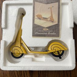 Vintage Yellow Scooter 