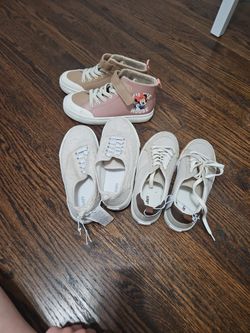 3 Pairs Girls Shoes. Size 2