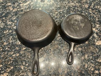 Wagner Ware Cast Iron Skillets (#3 & #5)