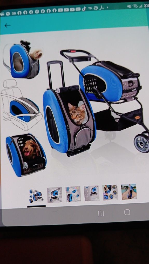 5 In 1 Pet Stroller 