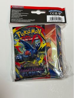 Pokémon TCG Phantasmal Flames Mini Portfolio & Booster Pack - New Sealed!!