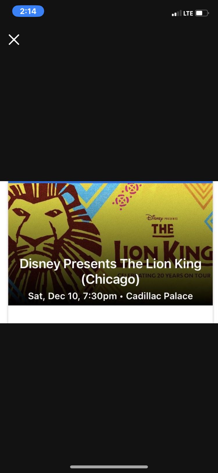 Lion King Tickets 