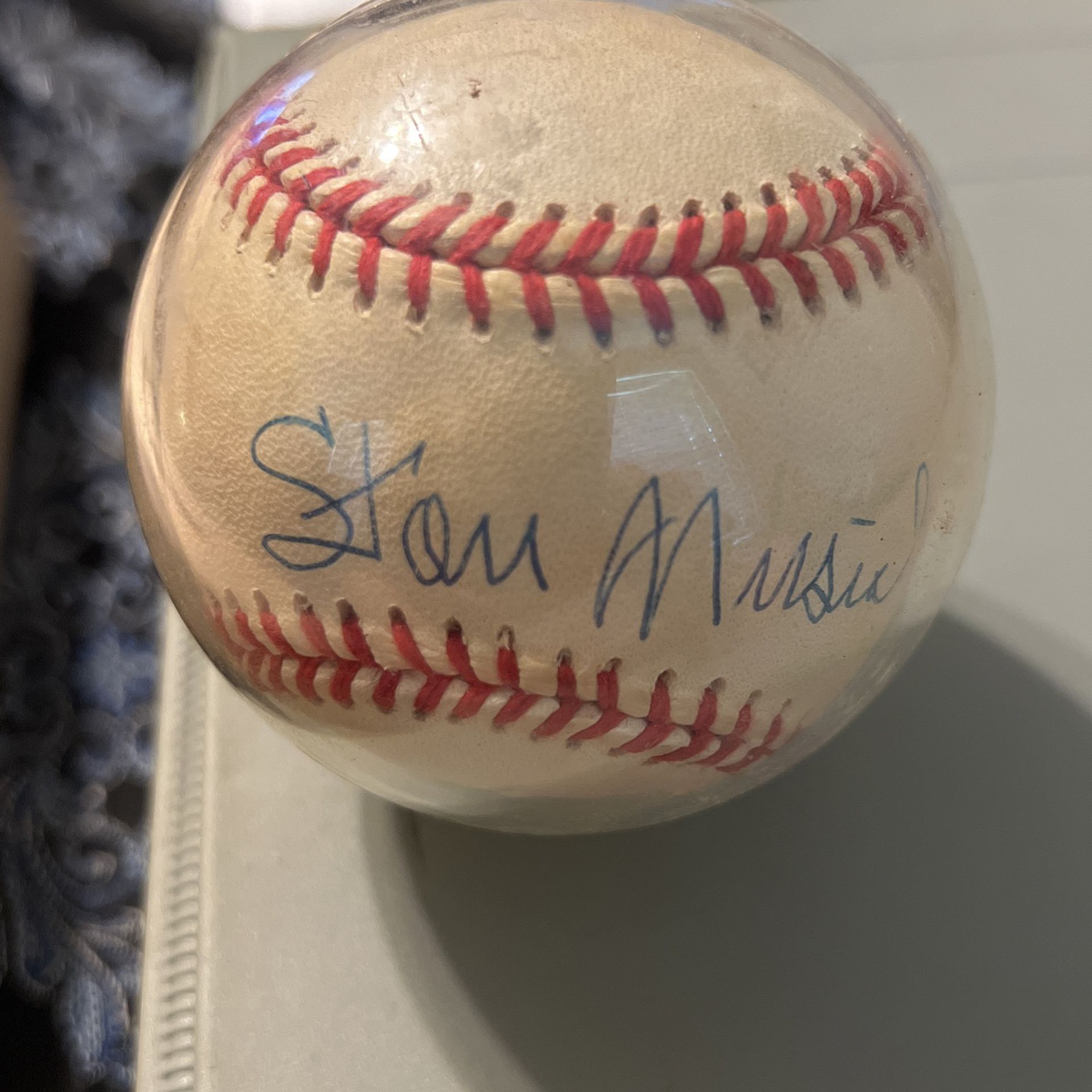 Stan Musial signed ball