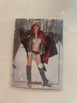 RARE-Red Sonja 45th Anniversary Card- Signed by Ashley Du
