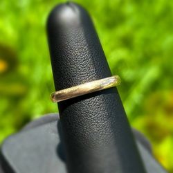 Vintage Benchmark Jewelry 14k solid yellow gold band ring size 7.00
