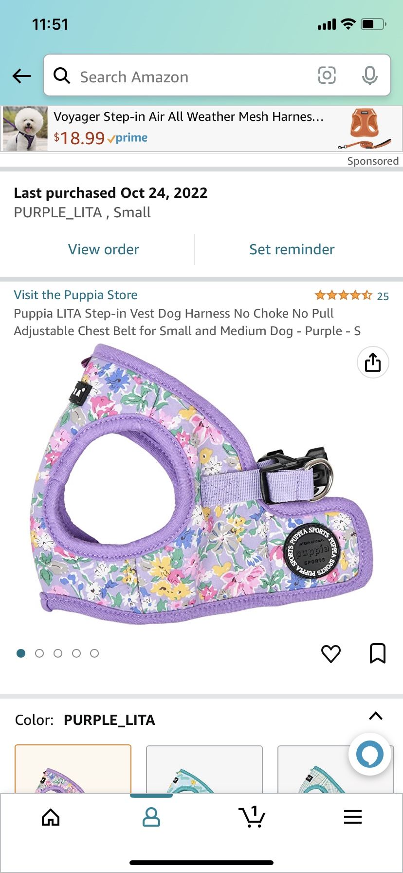 Puppia Dog Harness