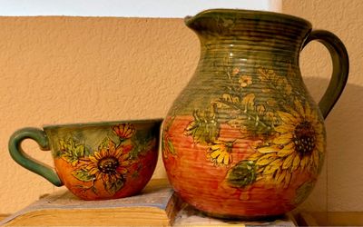 Beautiful antique hand-painted artifacts - All are in pristine shape, $12 each