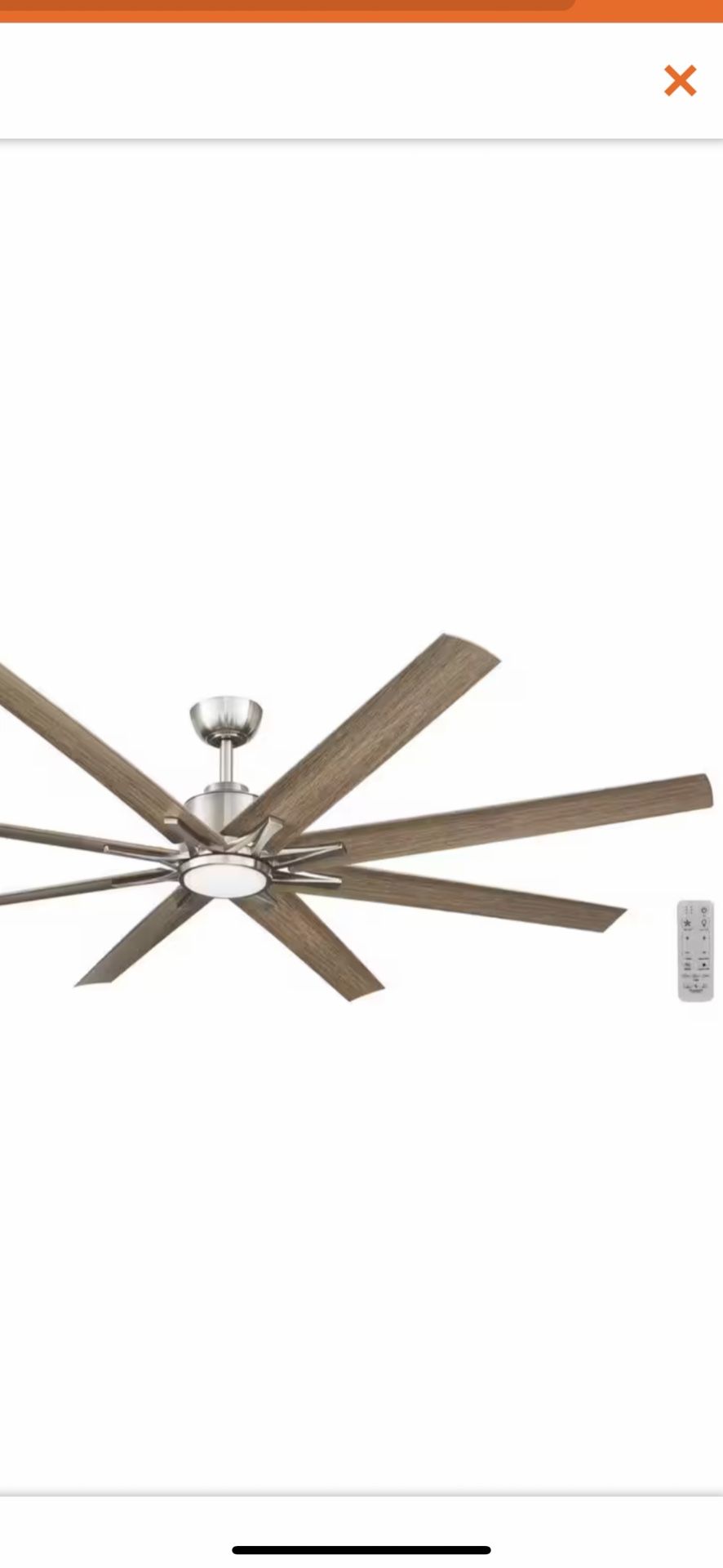 Home Decorators Collection Kensgrove II 72 in. Indoor/Outdoor Integrated LED CCT Brushed Nickel Smart Ceiling Fan with Remote Powered by Hubspace