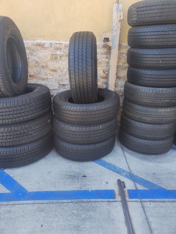 245/70R17 MICHELIN A SET OF FOUR USED TIRES, INCLUDES MOUNTING AND BALANCING