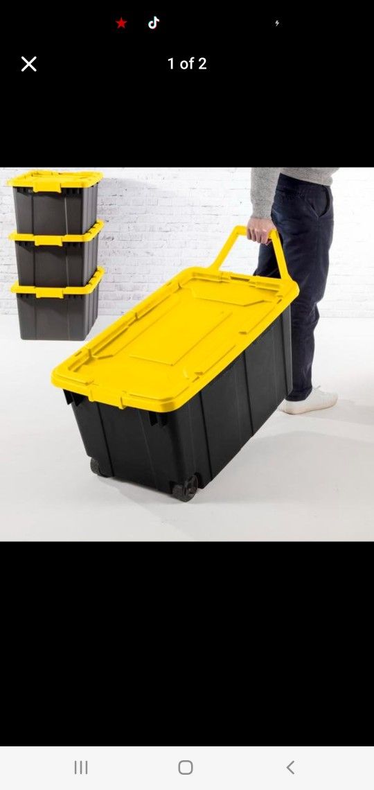 Sterilite 40 gallon storage bins