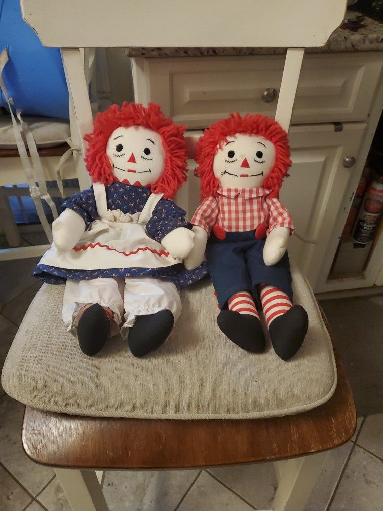 Raggedy Ann And Andy Dolls
