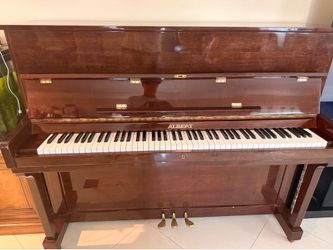 Albert,piano,dark brown wood,