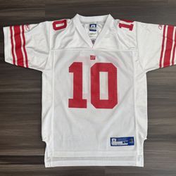 Reebok Eli Manning #10 New York Giants Away Mesh Jersey Youth Large 14-16 